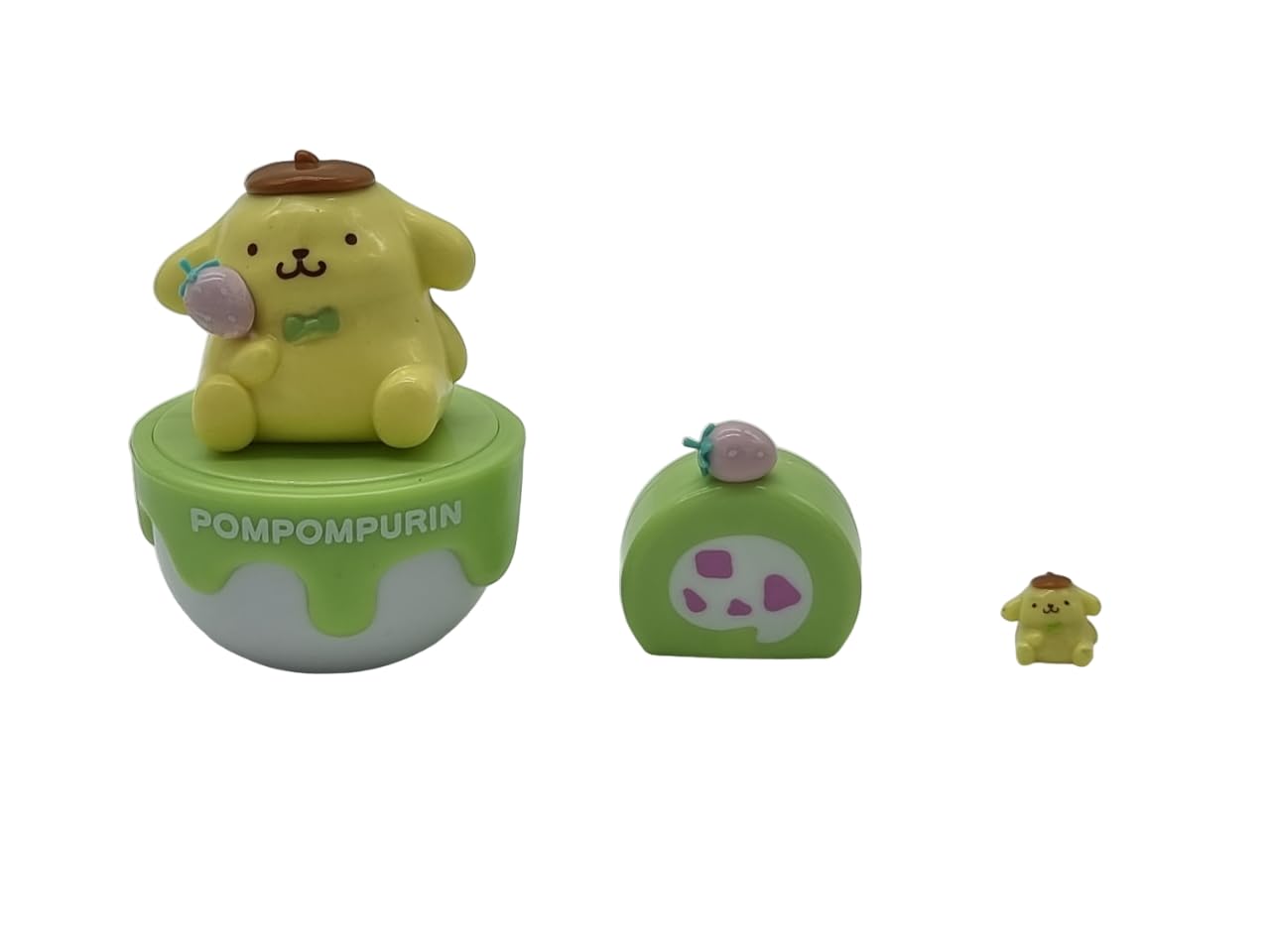 Bandai Sanrio Hello Kitty and Friends 50th Anniversary Capsule, 8cm Collectible Pompompurin Figure With Display Box - Image 2