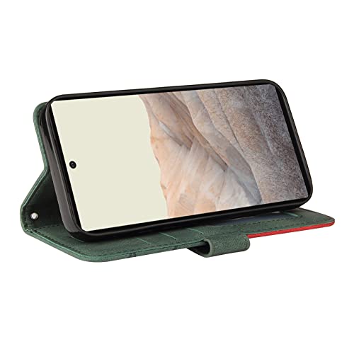 CXTcase for Google Pixel 6 Pro Case,Wallet PU Leather Flip Folio Case Cover with Card Holder Slots Magnetic Closure,Protective Phone Case for Google Pixel 6 Pro,Green - Image 3