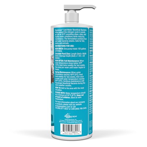 Image of Aquascape Cold Water Beneficial Bacteria for Pond and Water Features 32 oz. / 946ml, 98894
