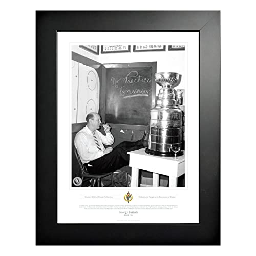 Toronto Maple Leafs Memorabilia - 1963 Feet-Up No Practice Tomorrow Black & White Frame - 12