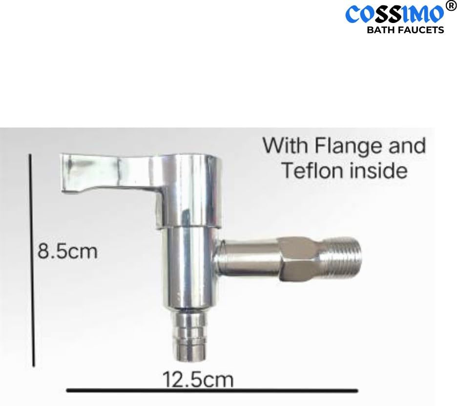 Image of Fusion Stainless Steel Washing Nozzle Taps Faucet (Pack of 2)
