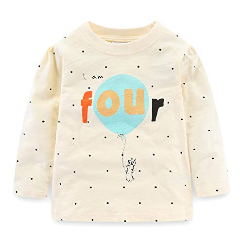 Image of Mud Kingdom Little Girls Birthday Shirt Long Sleeve Cute Cartoon