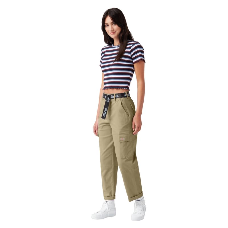 Image of Dickies Women's Relaxed Fit Cropped Cargo Pants