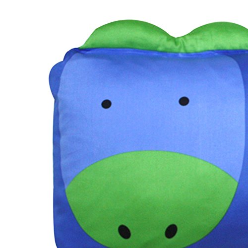Milo & Gabby Original Animal 3D Toddler Pillowcase For Babies And Kids, 100% Cotton Dylan The Dinosaur #TOP2