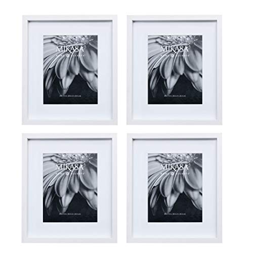 Mikasa Matted Set Of 4 Mdf Frame, White #TOP1