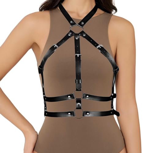 Women Waist Harness Body Chest Belt Adjustable Shoulder Harness Jewelry for Women and Girls