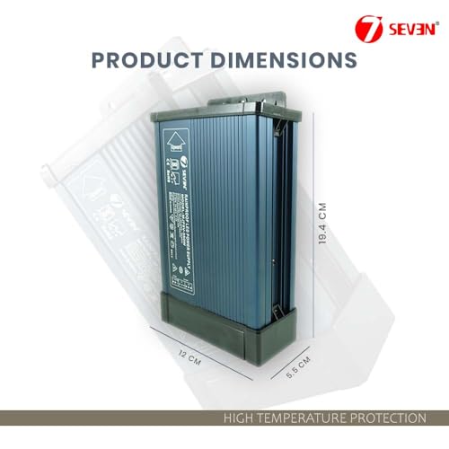Image of 7SEVEN SMPS 5v Power Supply 70amp 350w Weather Proof Rainproof Suitable for LeD Signage, Strip Light, Decorate Lite, Microcontroller & Embedded Systems, Industrial Machine and Much More