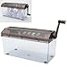 Vaveren Portable Hand Shredder Desktop Stationery Manual Shredder Paper Cutter Machine for Teaching with Basket Crusher