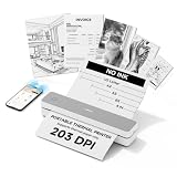 HPRT Inkless Portable Thermal Printer,MT610,203 DPI,8.5 x 11