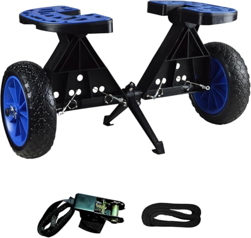 JOIERW Kayak Cart Dolly, Universal & Adjustable Canoe Dolly Cart