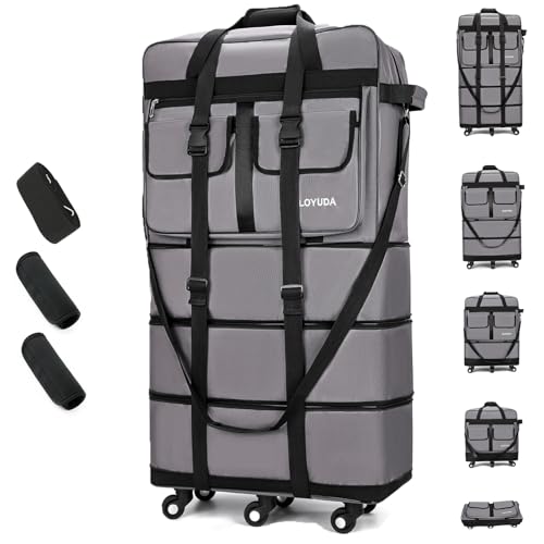Gloyuda 130L Expandable Rolling Duffle Bag