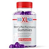 Bio XL Max Gummies, Official Bio XL Max Gummys for Men with Advanced All Natural Ingredients, Maximum Strength Gummy Supplement for Wellness & Healthy Living Support with Premium Vitamins (60 Gummies)