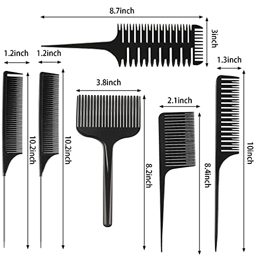 Set de 6 peines para cabello para teñir y seccionar miniatura 2