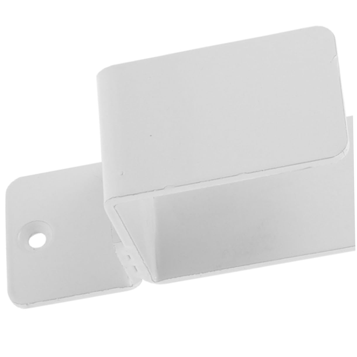 VILLCASE Supports de Barricade pour Porte en Acier Blanc Design Épais de U Stabilité Renforcée pour Porte D'entrée