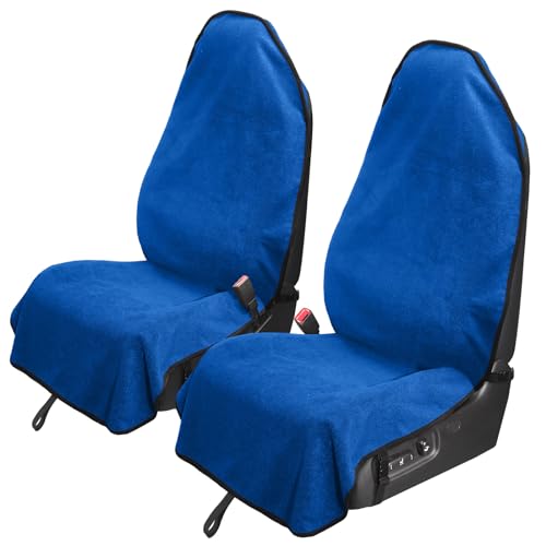 Waterproof towel front seat covers (2pcs) for auto