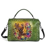 Bolsos de cuero genuino para mujer, bolso de hombro para mujer, bolso cruzado con correa ajustable, b