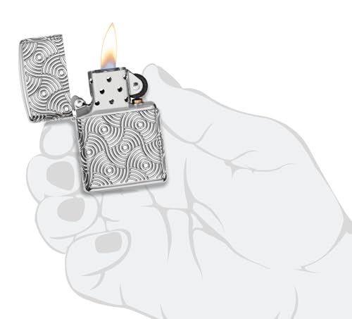 Encendedor Zippo Armor High Polish Chrome metálico miniatura 5