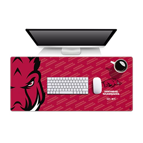 Image of YouTheFan NCAA Arkansas Razorbacks Logo Series Desk Pad