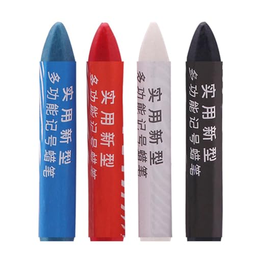 4* Crayon Marker For Tire, Tyre Marking Crayon, Fade Resistant Tire Crayons, Tires Marking Paint Crayons, Tyre Repair Marking Chalk, Cr-ayon Wax Tire Marker