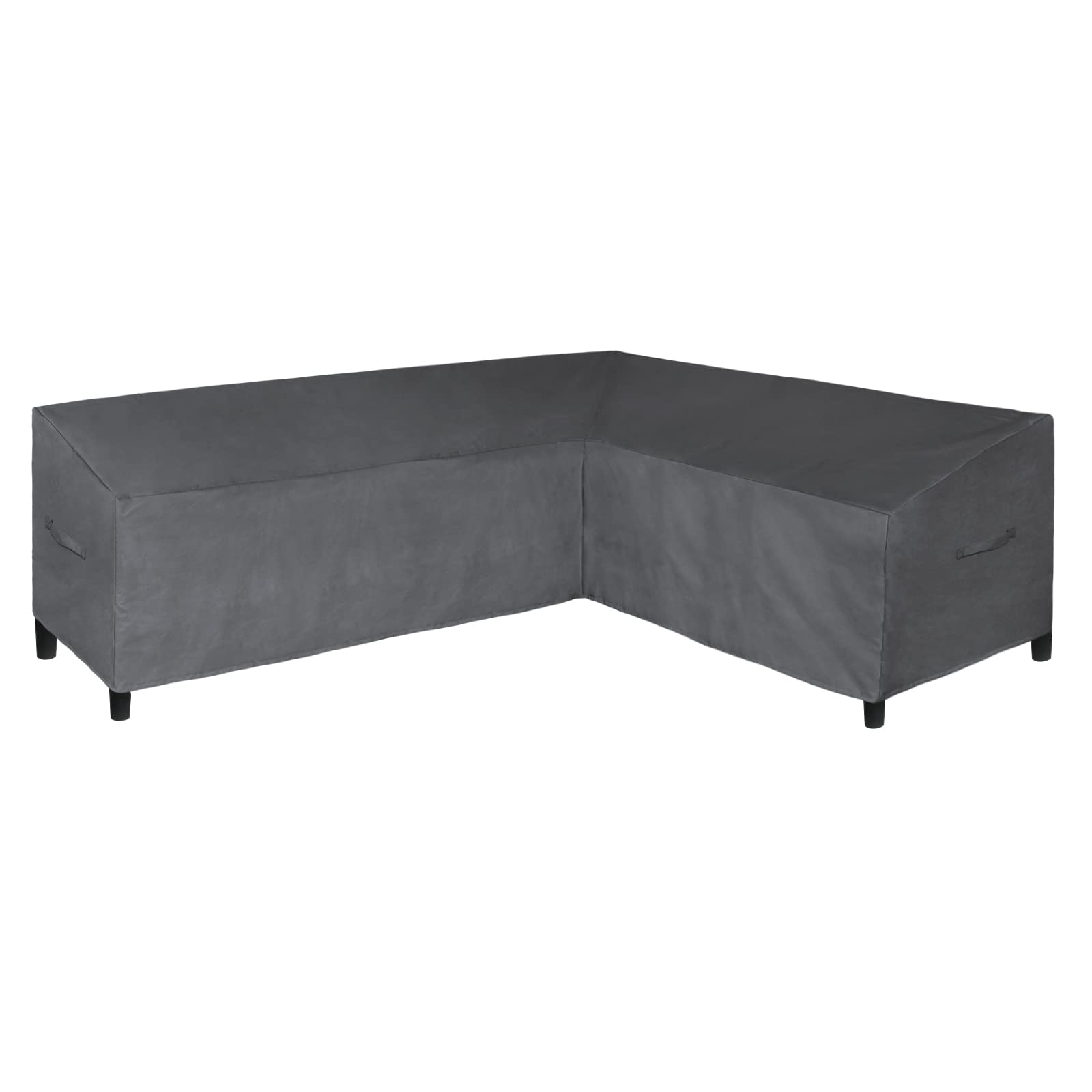 Easy-Going 600D Patio L-Shaped Sectional Sofa Cover, 104"X83",Right Facing