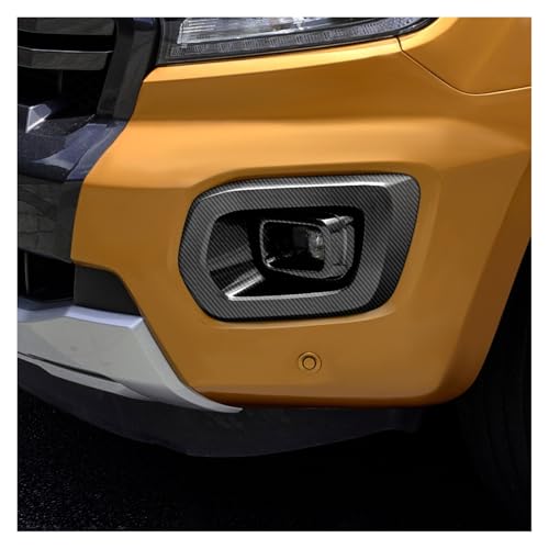 Moldura protectora premium de fibra de carbono para antiniebla Ford Ranger 2019-2022 5