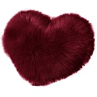 XeGe Fausse Fourrure Taies D'Oreiller, Peluche Douce Peluche Lit Shaggy Coussins D Coratif Couvre Oreiller Flous Fermeture Glissi Re Lot De 2 Taille Standard