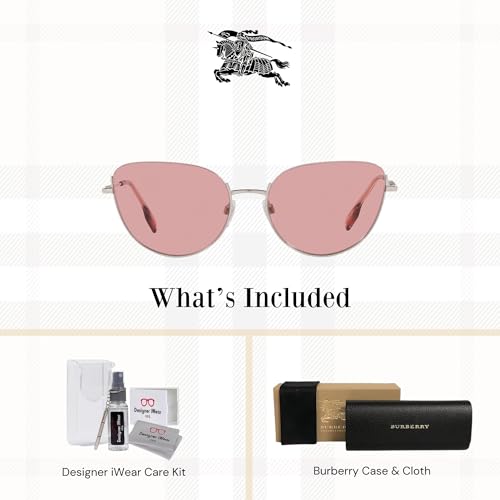 BURBERRY BE3144 Cateye Sunglasses for Women +BUNDLE with ACCESSORY EYEWEAR KIT2