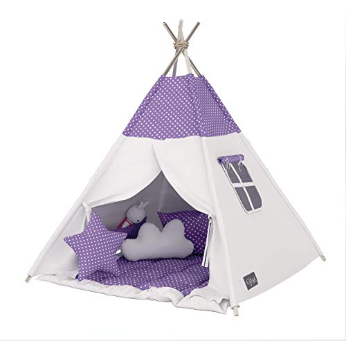 Elfique New Tipi - Tienda de campaña (Doble Capa, Acolchada, Tienda con Techo)