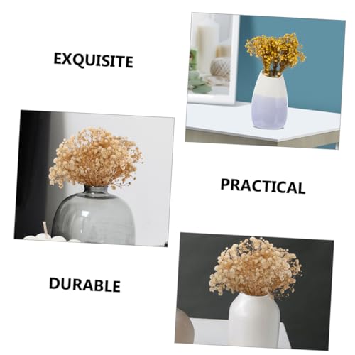 6 piezas ramo de flores secas artificiales para decoración miniatura 2