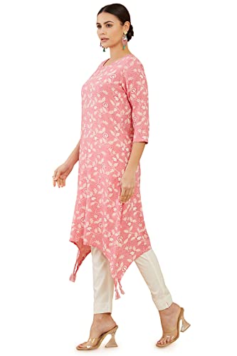 Image of Soch Women's Rayon Floral Regular Dress Shirt