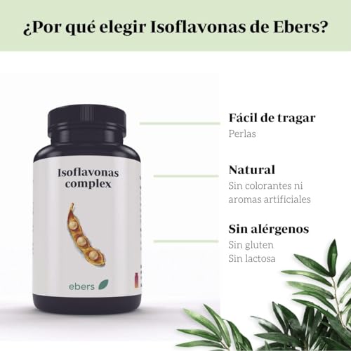 Isoflavonas Ebers de alta absorción para aliviar los sofocos cotidianos 3