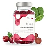 Troo Health Care Folic Acid 400μg Gummy Prenatal Supplement - 120 Natural Berry Flavour Gummies to Support Health Pregnancy & Foetus Development - No Common Allergens or GMO