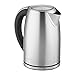 Cuisinart PerfecTemp 1.7-Liter 1500-Watt Stainless Steel Cordless Programmable Kettle with Six Presets, Stay-Cool Handle, & 360-Degree Swivel Power Base With LED display (CPK-20)