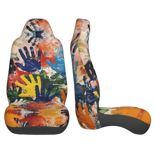 Protector de asiento de coche antideslizante, fundas infantiles universales, pack de 2 3
