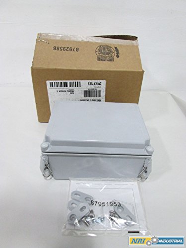 NEW HOFFMAN A864CHQRFG WALL-MOUNT FIBERGLASS 8X6X4IN ENCLOSURE D326281