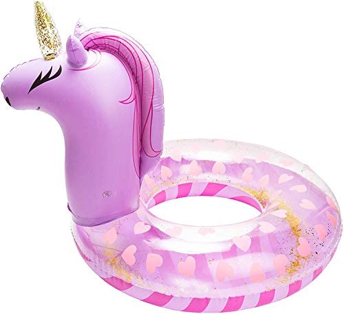 BeYumi Flotador Inflable de para Piscina, Flotador de Piscina, Juguete de natación, Fiesta acuática, diversión en el Agua, Verano, Playa