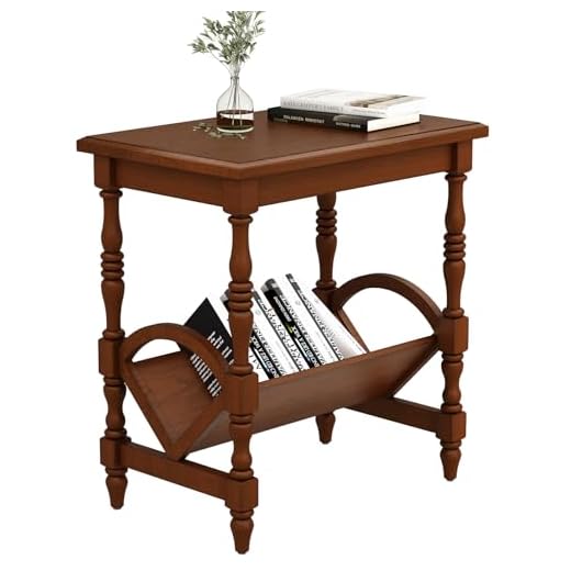 LKTART Vintage Wood End Table