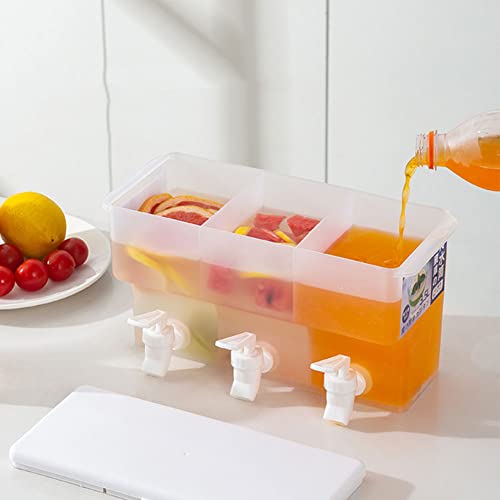 3 grades geladeira chaleira fria com torneira limonada garrafa de água fria