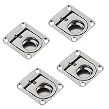 Einfach zu installieren MagiDeal 4 Stück Marine Boot Edelstahl Lukendeck Hebegriff Bodenheber Einlassgriff Bootsdeck Lukenheber, 43x 36mm