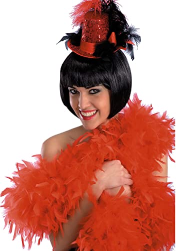 Carnival 08233 - Boa di Piume Extra Lusso Rosso in...