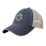 kwqdozf cappello da baseball in maglia di vetro colorato mtg, cappello da cowboy vintage in cotone unisex