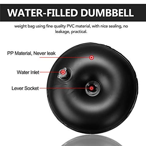 Dumbbell Set Kan Worden Gevuld Met Water En Verstelbare Halters Mannen En Vrouwen Fitness Draagbare Halters Travel Home… - Afbeelding 4