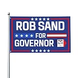 Rob Sand 2026 flag Rob Sand For Iowa Governor 3x5 Garden Banner With 2 Grommets
