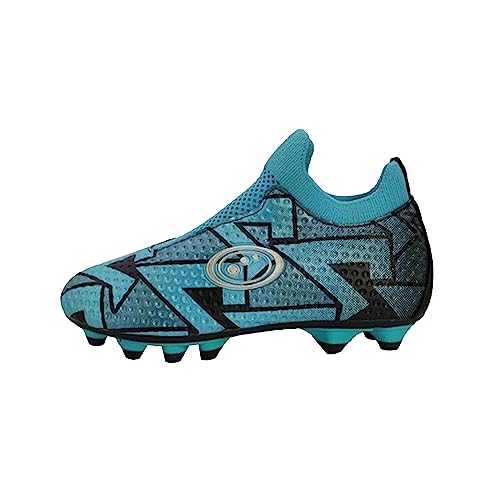 Bota sin cordones Aztec en color azul con cierre moldeado cómoda 3