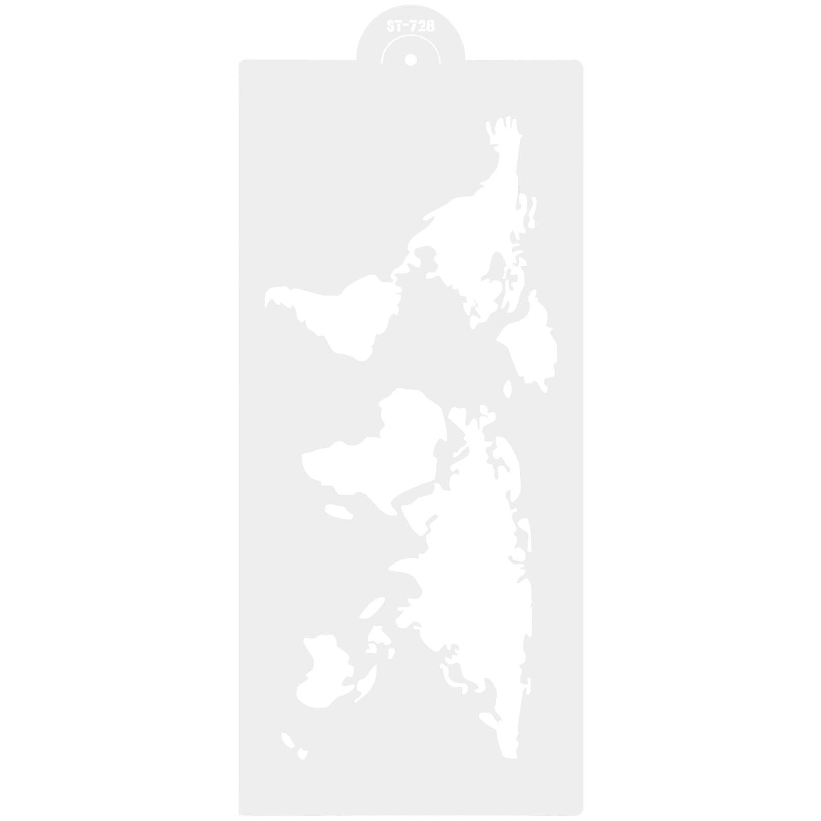 Operitacx Earth Map Cake Mold Silicone Stencil for Fondant Biscuit Cupcake Dessert Baking Creative Non-Stick World Map Shape 13.66 X 6.18 Inch