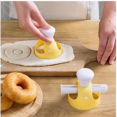 TOSSPER Molde De Rosquilla, Herramienta Pan De La Hornada Máquina del Cortador Postres De Pastelería Donut Maker para Suministros De Cocina