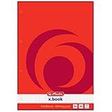 Herlitz 733436 Block-Papier Briefpapier DIN A4/100 Blatt kariert/perforiert 70 g/m²