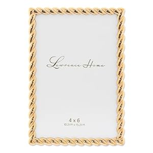 Lawrence Frames 4×6 Golden Rope Picture Frame (712046)