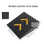 Portable-Heavy-Duty-Rubber-Shed-Car-Slope-Ramp-Motorcycle-Ramp-with-2-Expansion-Screws-Heavy-Duty-Durable-Rubber-Curb-Ramps-for-Low-Cars-Driveway-Loading-Dock-Bike-Motorcycle-Wheelchair-Mobility