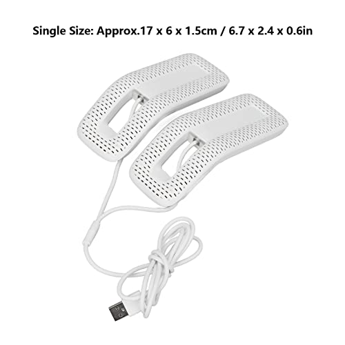 Secador de Calzado Eléctrico USB Blanco miniatura 2